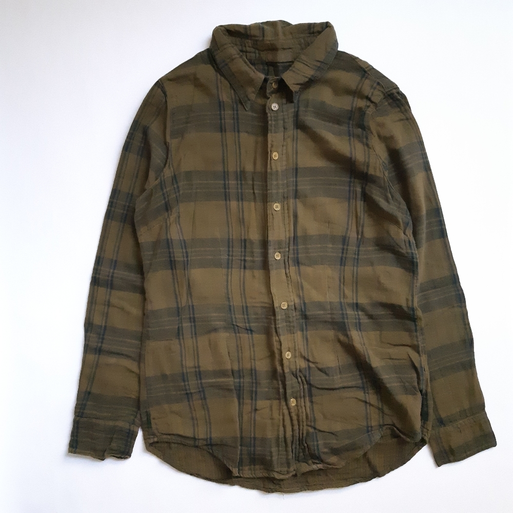 CP Shades fitted flannel shirt